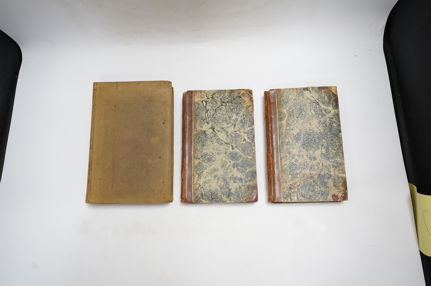 Marshall, William - The Rural Economy of Norfolk...2nd edition, 2 vols. folded map; contemp. half calf and marbled boards. 1795; Bacon, Richard Noverre - The Report on the Agriculture of Norfolk....portrait frontis., fol